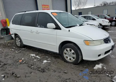 2004 Honda Odyssey Ex from USA, damaged, VIN 5FNRL18654B083266
